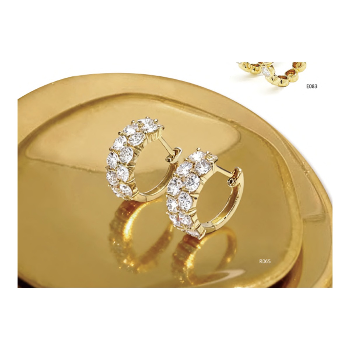 Diamond Hoop Earrings Style reference