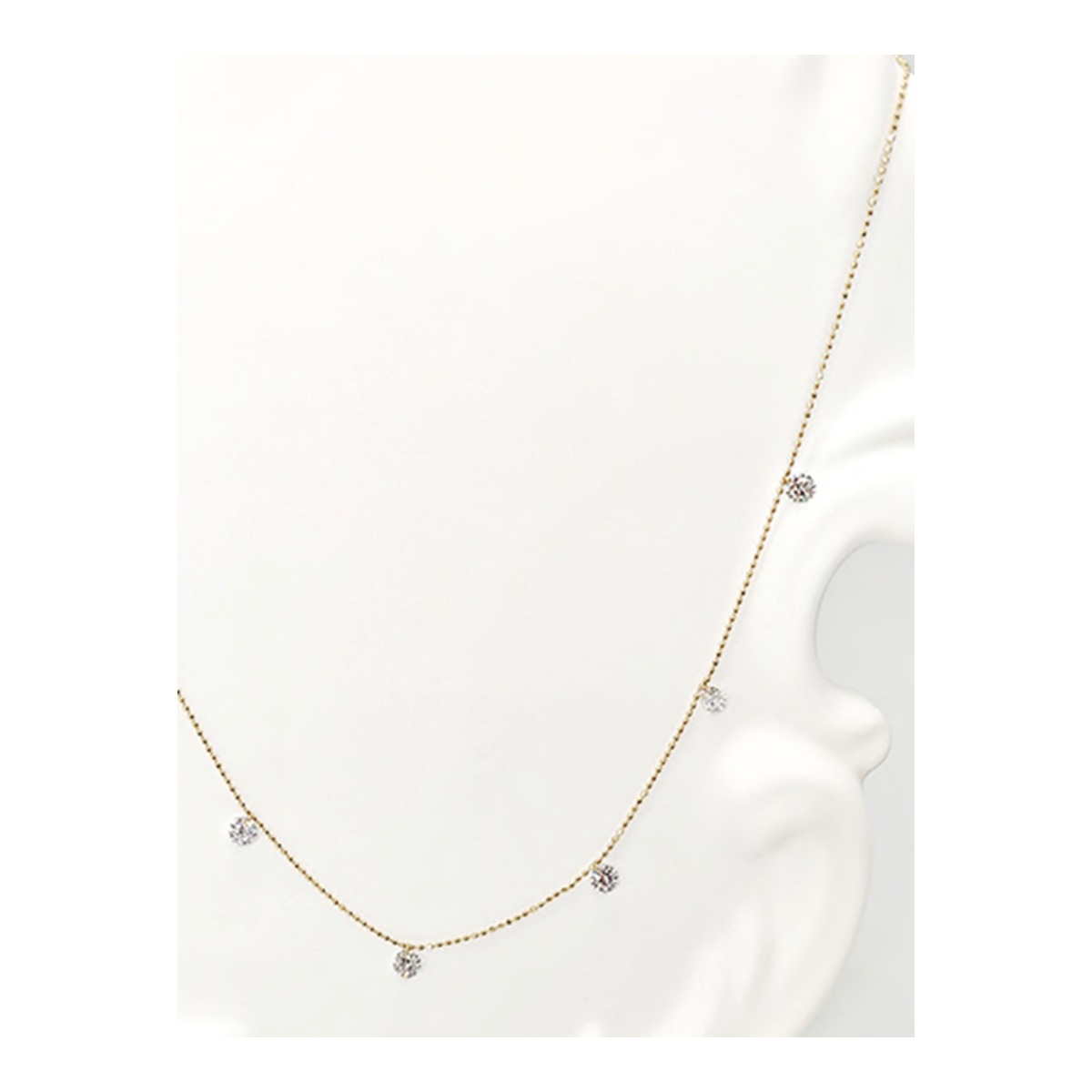 Diamond Station Necklace Style reference