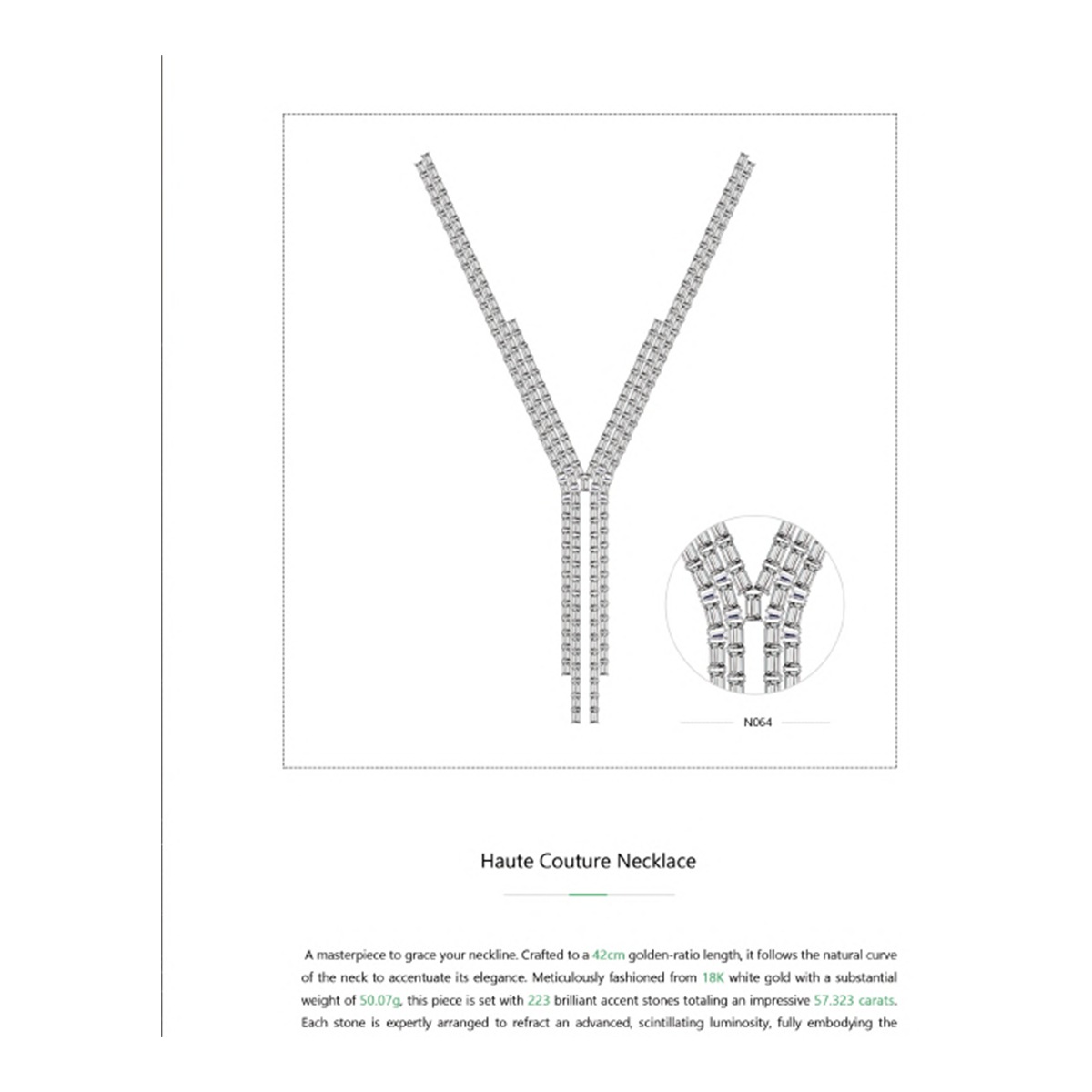 Diamond Y Necklace Style reference