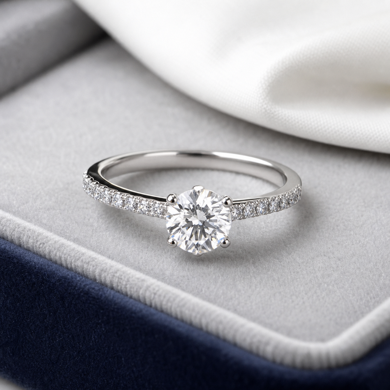 NKGEM pave ring setting quote direction