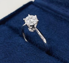 NKG-R001 floral halo ring catalog reference